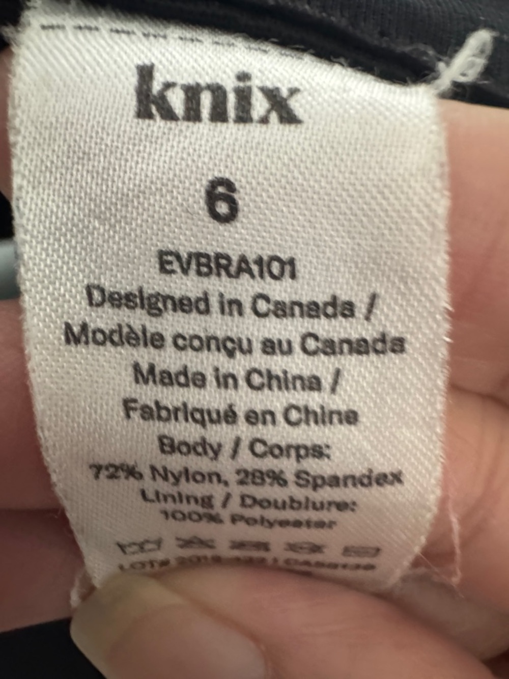 Knix | WingWoman Contour Bra | Size 6 - Picture 2 of 10